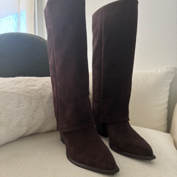 Nine West brand new brown suede fall boot - Picture 4 of 5
